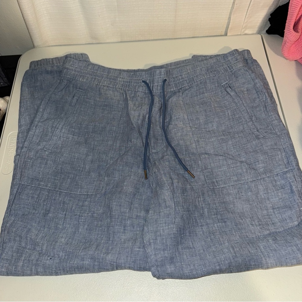 Athleta 100% linen pants
